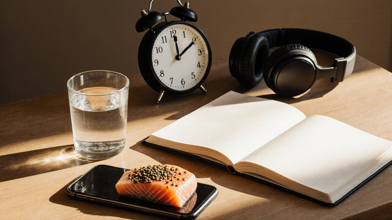 Zdravá strava, voda a vypnutý telefon — každodenní péče o mozek.