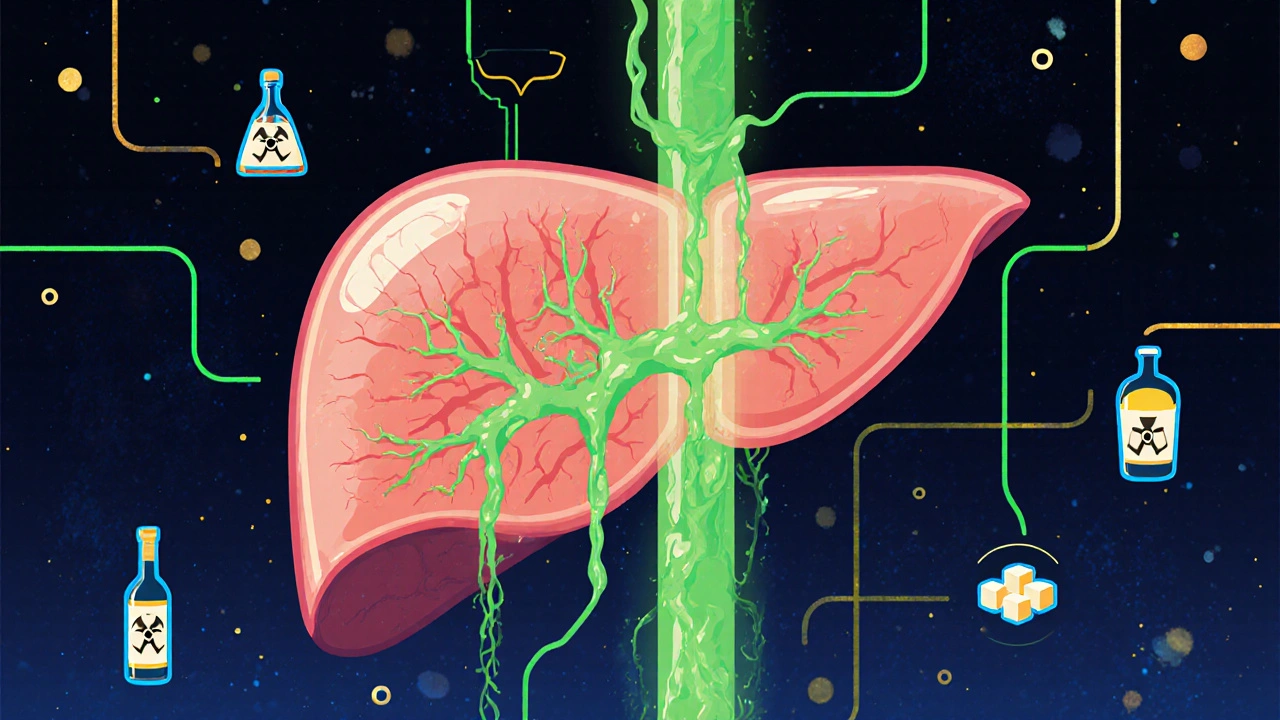 Klíčové enzymy v játrech přeměňují toxiny na bezpečné látky