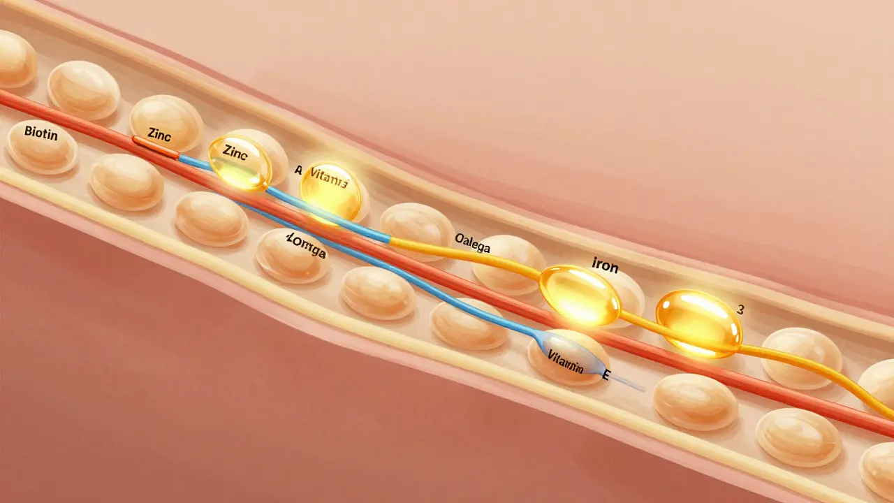 Vnitřní výživa nehtů: živiny proudící do nehtové matrice.