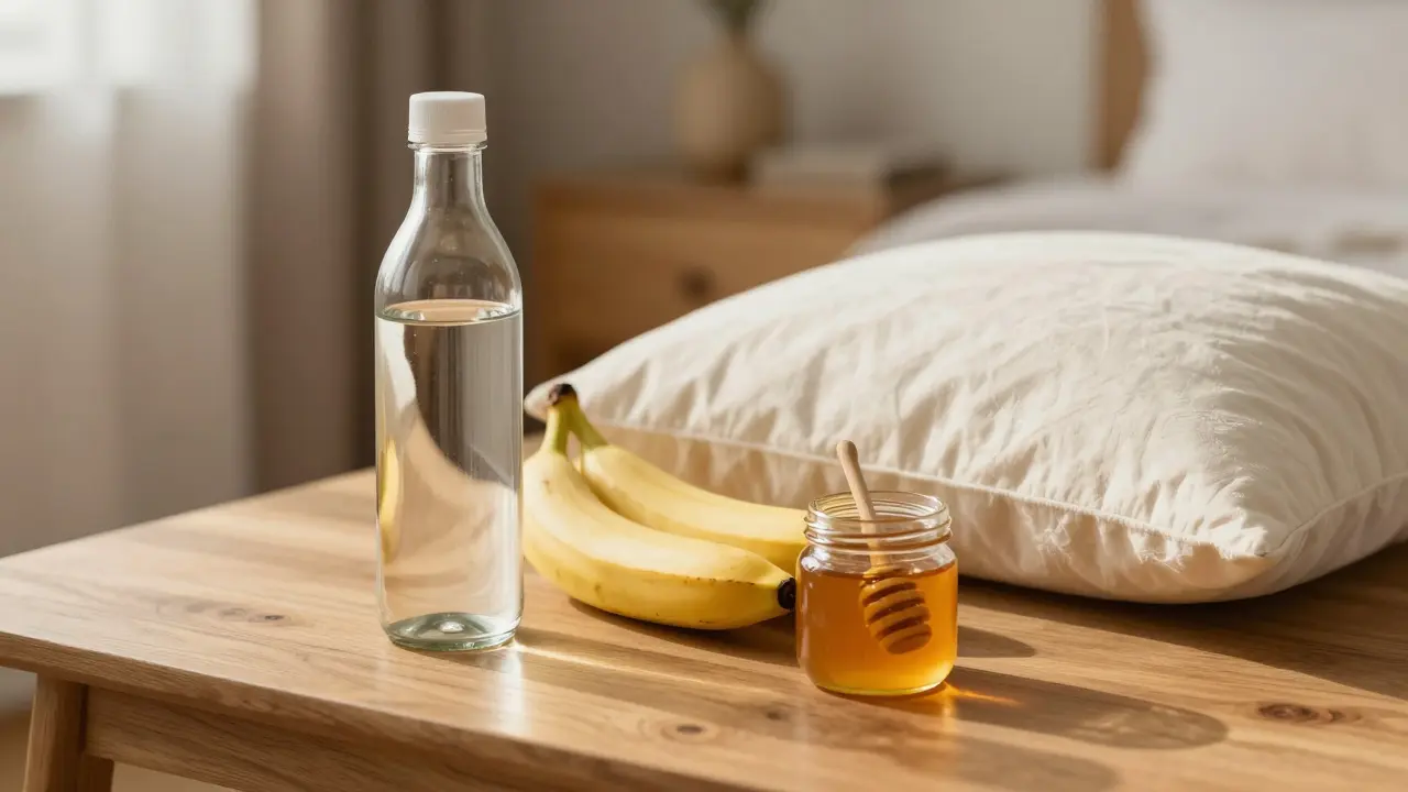 Voda, banán a med na zotavení z pití