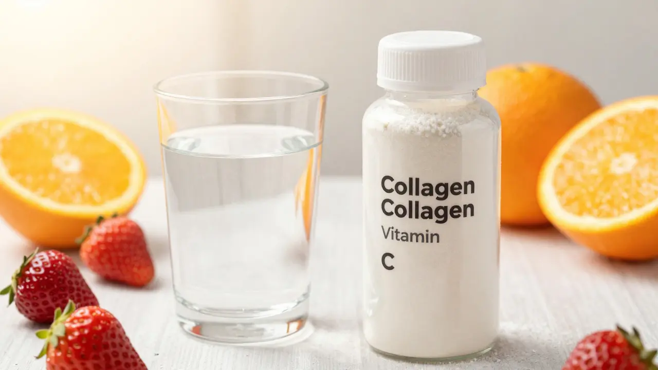 Doplňky stravy s kolagenem a vitamínem C pro klouby
